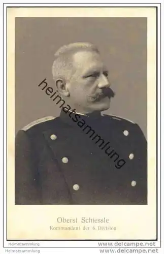 Oberst Schiessle - Kommandant der 6. Division