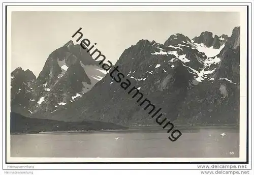 Lofoten - Foto-AK 30er Jahre