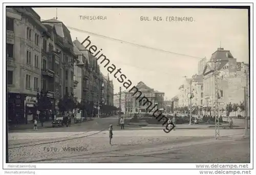 Timisoara - Temeswar - Bulevardul Regele Ferdinand - Foto-AK