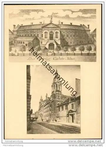 Berlin - Einst und jetzt - Altes Kadettenhaus und Amts- und Landgericht Mitte