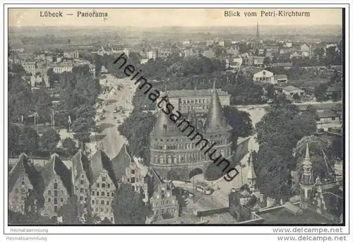 Lübeck - Panorama - Blick vom Petri-Kirchturm