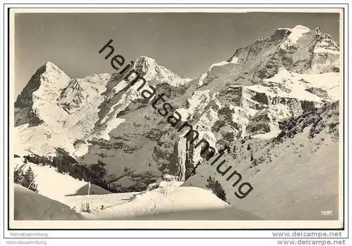 Eiger - Mönch und Jungfrau - Foto-AK