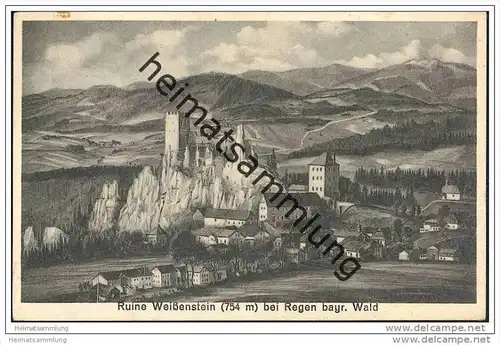 Ruine Weissenstein - Regen