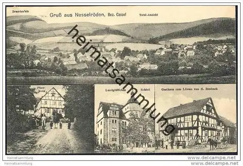 37293 Nesselröden - Gasthaus zum Löwen - Pfarrhaus - Schloss