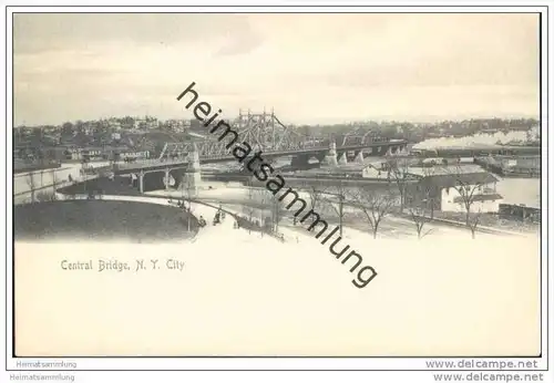 New York - Central Bridge ca. 1900