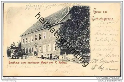 Hildburghausen - Gerhardtsgereuth - Gasthaus zum deutschen Reich von F. Kuhles