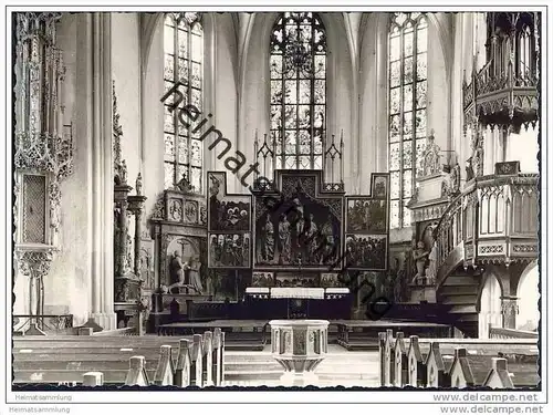 Crailsheim - Johanniskirche - Altar - Foto-AK Grossformat