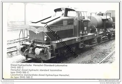 Lokomotive DHG 500 C - Foto 12cm x 18cm 60er Jahre