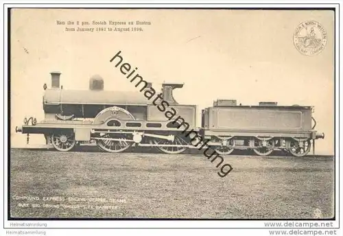 Eisenbahn - Compound express engine Jeanie Deans - London &amp; North Western Railway Company