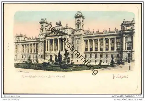 Budapest - Jgazsagügyi-palota ca. 1900 - Justiz-Palast