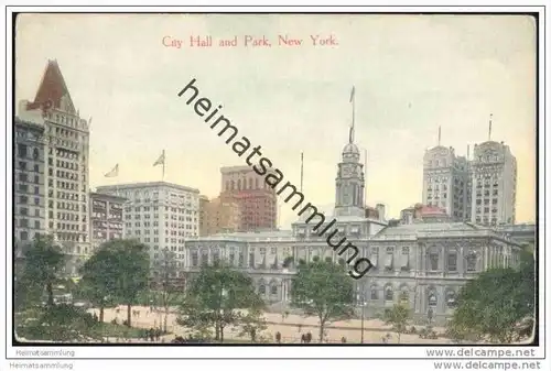 New York - City Hall and Park