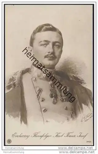 Österreich - Erzherzog Thronfolger Carl Franz Josef