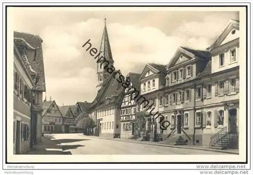 Bad Windsheim - Seegasse - Foto-AK 40er Jahre
