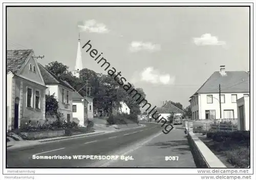Weppersdorf - Gasthof und Fleischhauerei Georg Fuchs Foto-AK 60er Jahre
