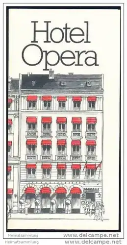 Dänemark - Copenhagen - Hotel Opera - Faltblatt mit 11 Abbildungen