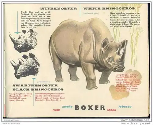 South African Animal Guide ca. 1950 - Designed by Kobus Esterhuysen - 54 Seiten mit unzähligen Tieren