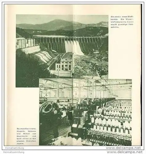 Japan 1935 - 20 Seiten mit 24 Abbildungen - Herausgeber Japanische Staatseisenbahn
