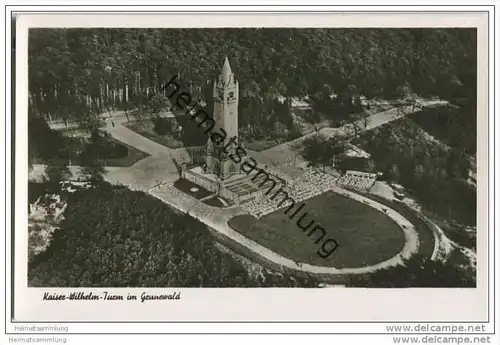 Berlin-Grunewald - Kaiser-Wilhelm-Turm - Foto-AK 50er Jahre