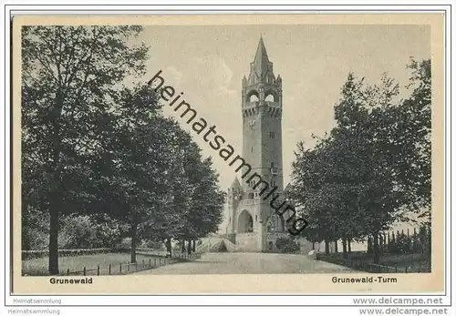 Berlin-Grunewald - Grunewald-Turm - AK 1930