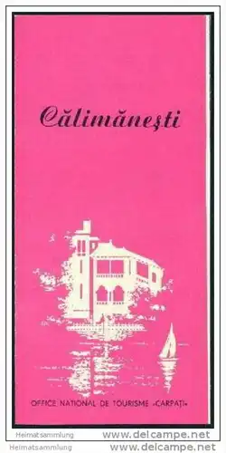 Roumanie - Calimanesti 60er Jahre - Faltblatt mit 4 Abbildungen