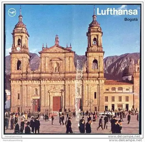 Kolumbien - Bogota 1970 - 16 Seiten mit 16 Abbildungen - Lufthansa-Ausgabe