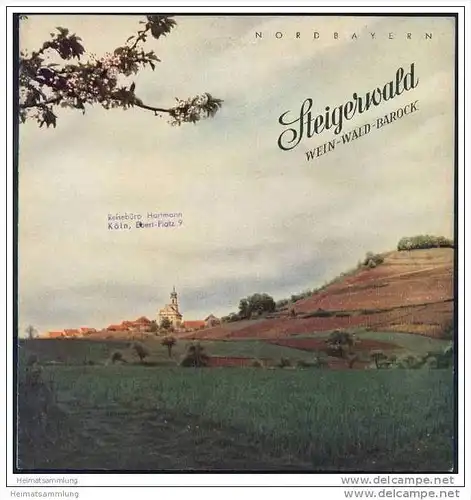 Steigerwald 1952 - Nordbayern - 16 Seiten mit 35 Abbildungen