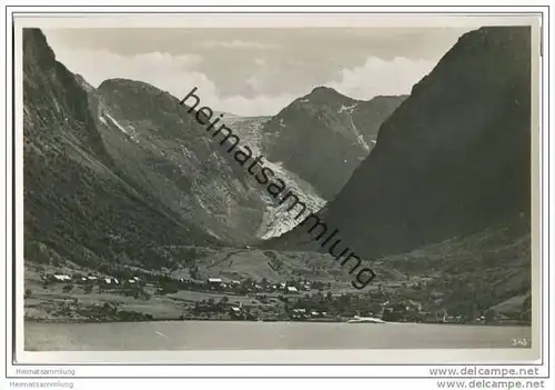 Sundalgletscher - Maurangerfjord - Foto-AK