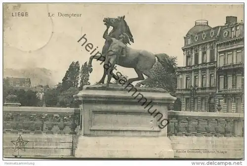 Liege - Le Dompteur - Feldpost gel. 1915