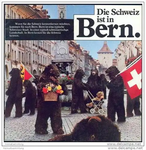 Bern 70er Jahre - 16 Seiten mit vielen Abbildungen - Wochenbulletin August 1977 44 Seiten Wissenswertes