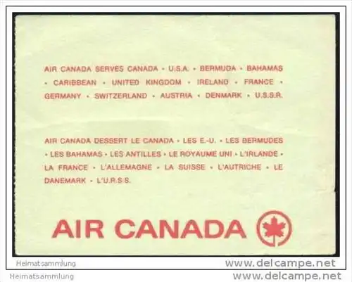 Boarding Pass - Air Canada