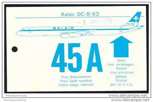 Boarding Pass - Balair