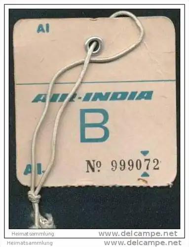 Baggage strap tag - Air India