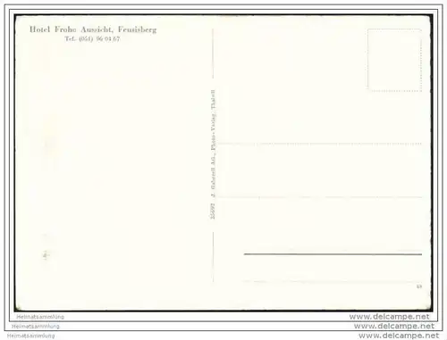 Feusisberg - Hotel Frohe Aussicht - Foto-AK Grossformat