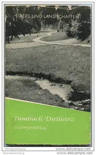 Tambach-Dietharz 1960 - Städte und Landschaften Heft 2 - 72 Seiten mit Zeichnungen und Fotos