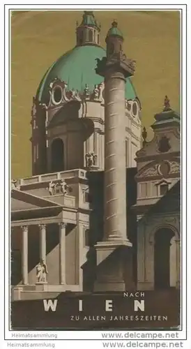 Wien 1937 - Faltblatt mit 27 Abbildungen