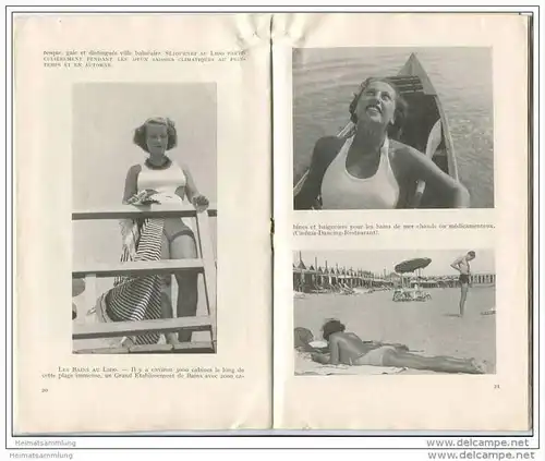 Venedig Venise 1935 - 36 Seiten mit 33 Abbildungen - in französischer Sprache