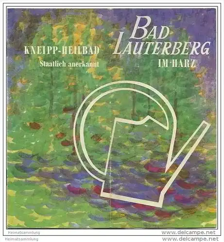 Bad Lauterberg 1971 - 12 Seiten mit 22 Abbildungen - beiliegend ""Informationen für unsere Gäste"" 40 Seiten