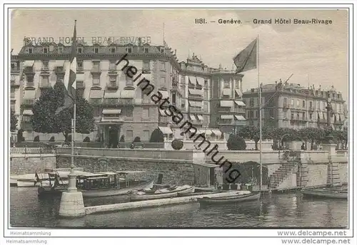 Genève-Genf - Grand Hotel Beau Rivage ca. 1905