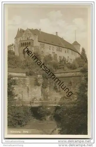 Nürnberg - Burg - Foto-AK 30er Jahre