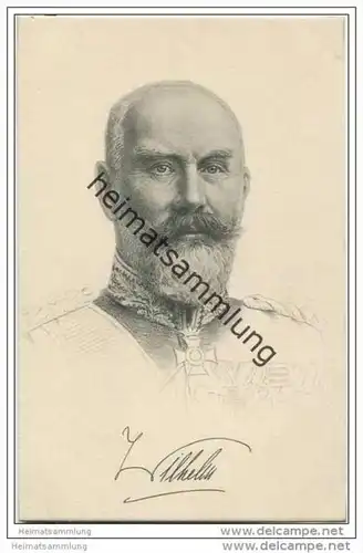 König Wilhelm II. von Württemberg - Stengel-Karte Nr. 49163