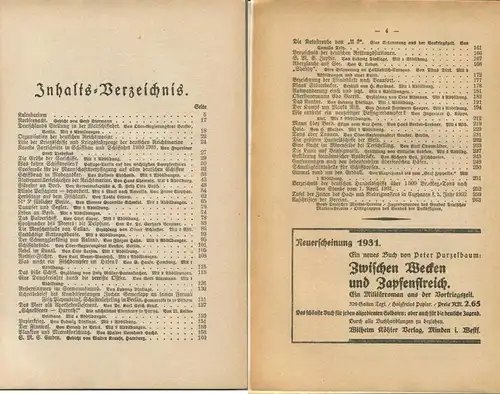 Köhlers Flotten-Kalender 1932 - 304 Seiten mit vielen Abbildungen - ein Aquarell von Professor Willy Stöwer