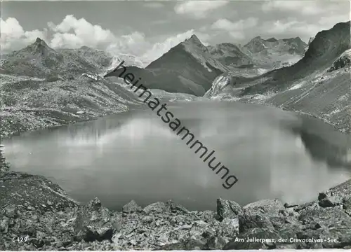 Am Julierpass - der Cervasalvas See - Verlag Jules Geiger Flims Waldhaus