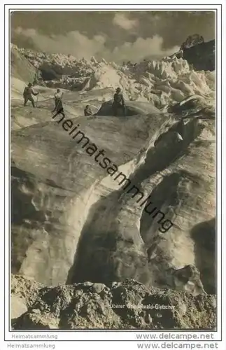 Oberer Grindelwald Gletscher - Foto-AK ca. 1920