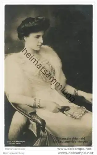 Preussen - Prinzessin Adelheid von Sachsen-Meiningen