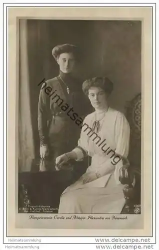 Kronprinzessin Cecilie und Königin Alexandra von Dänemark