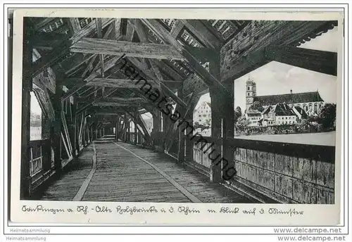 Säckingen - Alte Holzbrücke - Bahnpost