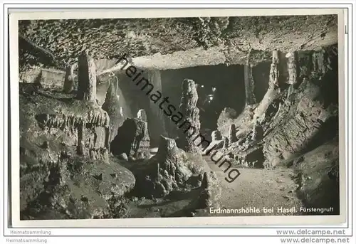 Hasel - Erdmannshöhle - Foto-AK