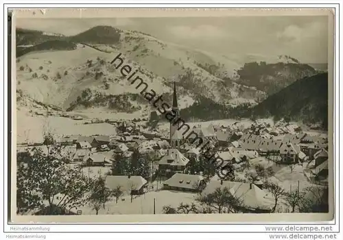 Schönau im Winter - Foto-AK