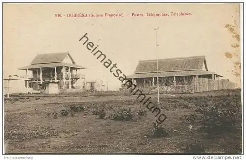 Guinée Francaise - Dubrèka - Postes - Telegraphes - Telephones