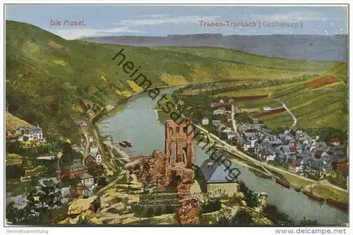 Traben-Trarbach - Gräfinburg - Grevenburg - Verlag Fritz Gutmann Coblenz 20er Jahre
